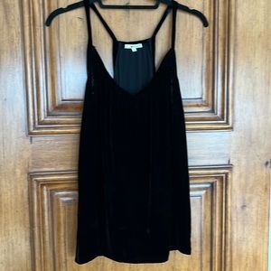 Black Velvet Evening Top
